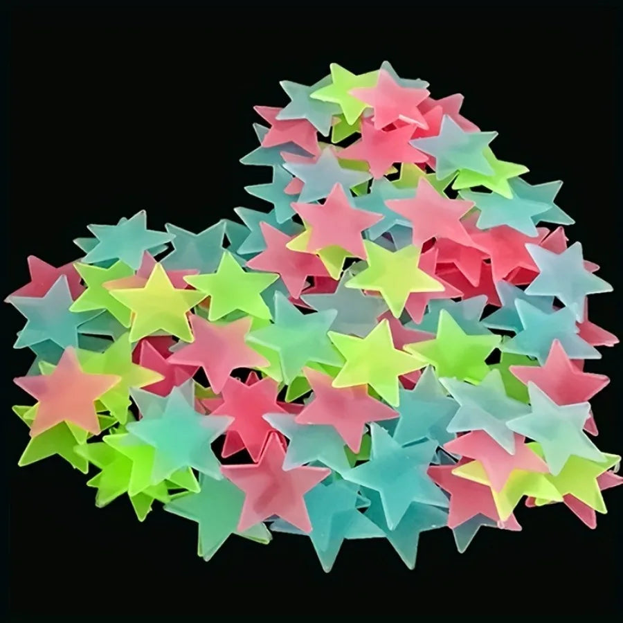 Glow in Dark Star Stickers