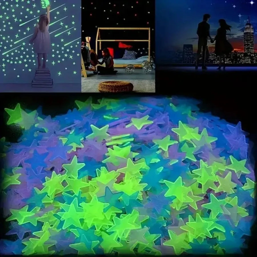 Glow in Dark Star Stickers
