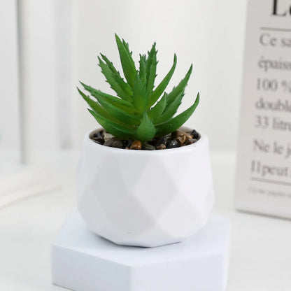 Artificial Mini Succulent Bonsai Plant