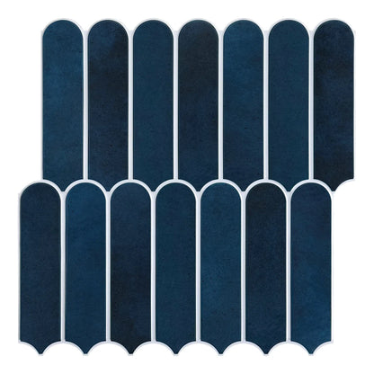 3D Fish Scale Tile Stickers