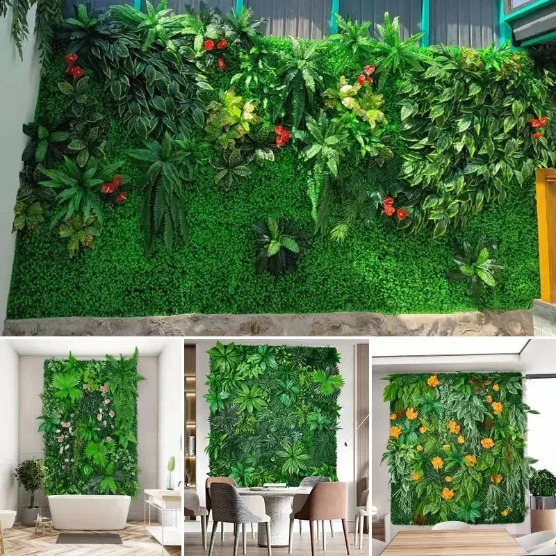Artificial Boxwood Hedge Wall Panels